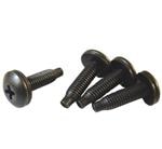 机架和机柜配件 10-32x.75" Screws w/ Nylon Washer/Pack100