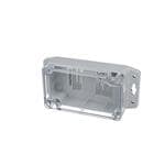 电气外壳 IP65 NEMA 4X Box with Clear Cover and Mounting Brackets (4.5 X 2.6 X 1.6 In)