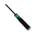 光电传感器 12 mm Series: Receiver; Range: 15 m; Input: 10-30 V dc; Output: Complementary PNP; 2 m (6.5 ft) Cable