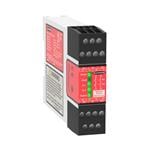 安全继电器 Safety Relay Module for Interlocks; Supply Voltage: 24 V ac/dc; Safety Input: Interlocks with complementary contacts; Safety Output: 2 NO, 6 A; Aux Output: None; Terminal Block: Removable; Width: 22.5 mm; Self-Checking Circuitry, Auto/Manual Reset