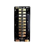 LED 照明开发工具 10 cool white LED strips, having 1 LED per strip.