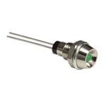 LED面板上的指示器 5mm Grn LED Tin Lens Mtl Panel Mnt Ind.