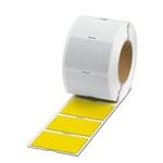 打印机 Label  Roll  yellow  unlabeled  can be labeled with: THERMOMARK ROLLMASTER 300/600  THERMOMARK X1.2  THERMOMARK ROLL X1  THERMOMARK ROLL 2.0  THERMOMARK ROLL  mounting type: adhesive  lettering field size: 85.6 x 54 mm  Number of individual labels: 2