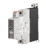 固态接触器 1-pole DIN-rail mount SSR, Zero-cross switching via bus interface (NRG), Real-time data (A, V, W, Hz, kWh, Hrs) and monitoring, Operating voltage (Ue): 42 - 660 Vac (1200 Vp), Rated current (Ie): 43 Aac, Built-in overvoltage protection