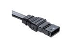 照明连接器 SSL 1.2, Plastic, 5A, 02 pins, Jack Connector, Straight, Push Lock, Overmolded, Length 5000mm, IP68