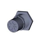 照明连接器 NECTOR M PIN HSG PANEL MOUNT 7P CODE C