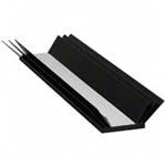 LED散热片和散热基板 maxiFLOW Linear LED Heat Sink, Center Channel, 2 Side Adhesive, 305x45x26mm