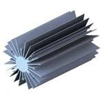 LED散热片和散热基板 Radial Fin Heat Sink, Bridgelux BXRA-N3500-00000, 31W, 7.5" L