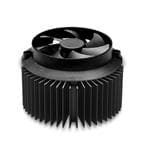 LED散热片和散热基板 LED Fansink, Cooling Module, 86x57.4mm Round, 12VDC, 0.34W, 15.9dBA, Vapo, Black