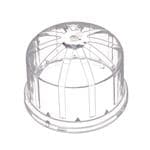 LED镜片和组件 LUMAWISE End S,80mm dome,clear,tall