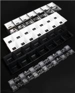 LED镜片和组件 Linear lens rectang 7 Pos 19.0x259.0mm