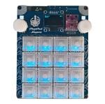 输入设备 An open source, assembled, ESP32-based programmable macropad with mechanical keyswitches, rotary encoders, and RGB lighting