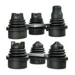 操纵杆 TS, CASTLE, REAR MOUNT, 28AWG SINGLE, 0.5V-4.5V