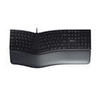 输入设备 Ergonomic, black keyboard with 108+3 US layout