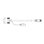 输入设备 CBL, RJ50 TO RS232, EXT PWR