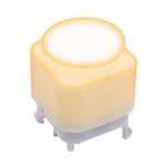 按钮开关 PUSHBUTTON, 30mA, SPDT, PC Pin, LED, Yellow