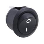 翘板开关 SWITCH R13-112LP BLACK RED 2V LED