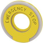 开关硬件 EM. STOP BACKING PLATE ILLUM.. YELLOW