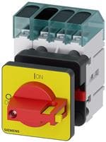 控制开关 Main switch 3-pole + N Rated