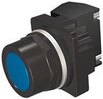 按钮开关 PUSHBUTTON,MOM,BLU,FLUSH,2POS,1NO-1NC