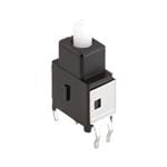 按钮开关 Push Button, SPDT, 3.3 mm Push, Straight Terminal, TH