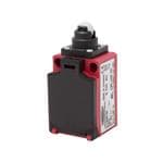 限位开关 Limit Switch: Plastic Roller Actuator; Contact Configuration: 1 NC/1 NO; Dimensions: 63 x 30 x 27 mm; Plastic housing