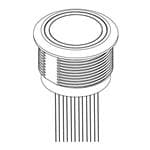 按钮开关 AVP22M Flat S04 RGB R 500mm/1x6