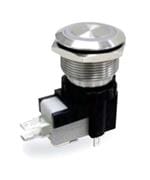 按钮开关 AVH25 FLT SS MT NO LED 16A