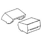 开关翘板/开关帽 2pcROCK SWCH RED/GRN Trans color no lege