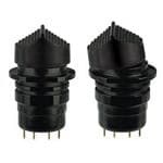 拨动开关 2A 28VDC (ON)OFF-ON D-Flat BLK, Latching