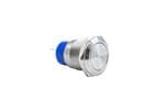 按钮开关 Anti-vandal, SPDT, On-(On), Panel Mount, Front, Silver, LED, Red/Green, IP67