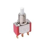 按钮开关 SPDT ON-(ON) BLK