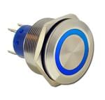 按钮开关 ANTI-VANDAL, 3A 250VAC, SPDT On-On, Panel Mount, Front Solder