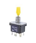 拨动开关 TOGGLE, SPDT, On-Off-On, Panel Mount, IP40