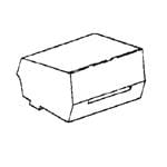 开关翘板/开关帽 FULL ROCKER W/LENS NO LEGEND CLEAR/RED