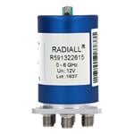 同轴开关 SP6T Subminiature SMA 6GHz Normally open 28Vdc Micro-D connector