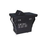 翘板开关 SPST ON-OFF ROCKER SWITCH, 15A a. V, SNAP-IN PANEL MOUNT, SOLDER LUG TERMINALS