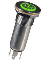 按钮开关 Vandal Resistant, Sealed, Illuminated, Momentary Action, Stanless Steel, Pushbutton Switch